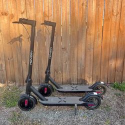 2 E-scooters 19mph
