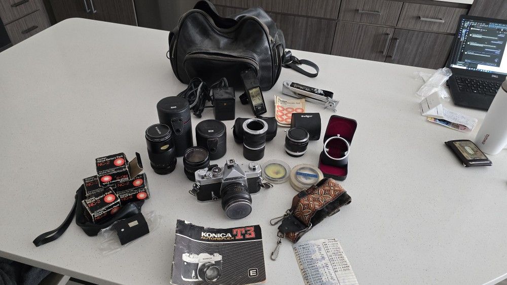 Konica Autoreflex T3 SLR Camera