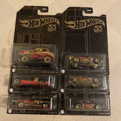 Hot Wheels 55th Anniversary Cars With Chase Full Set 