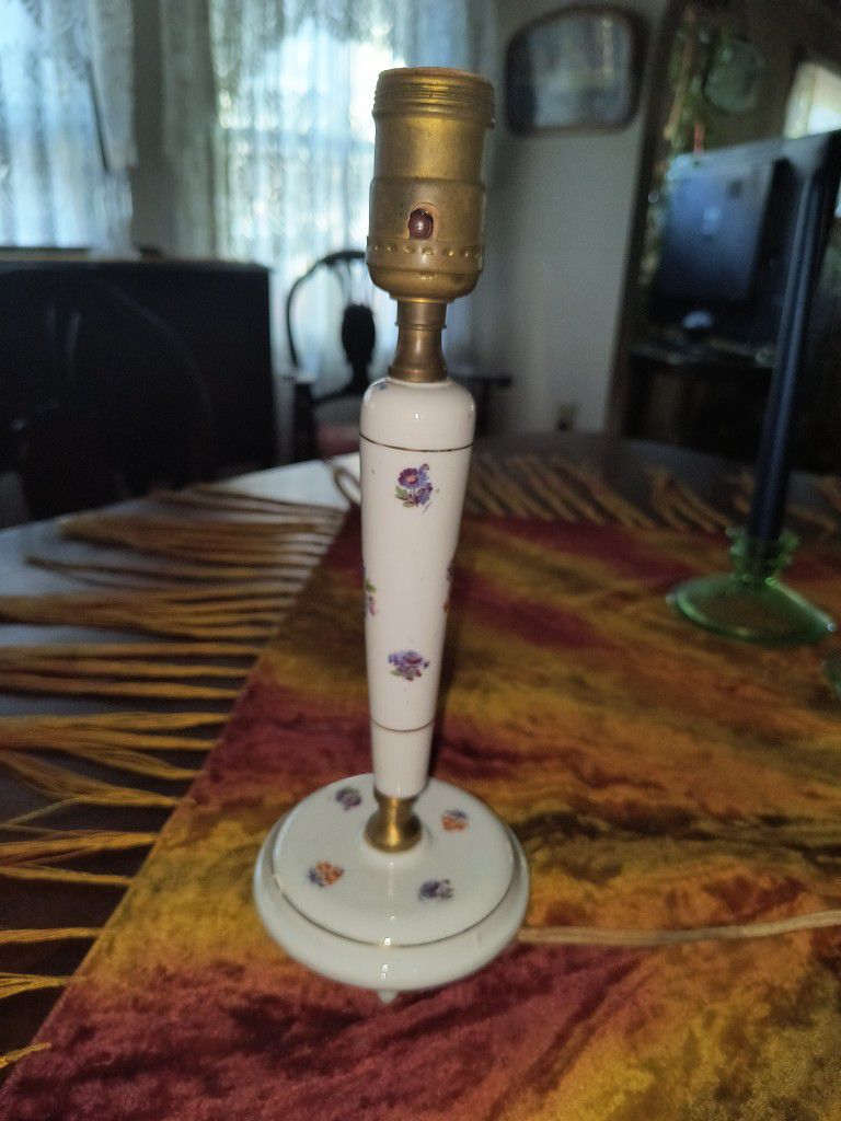 Vintage Candle Stick Lamp