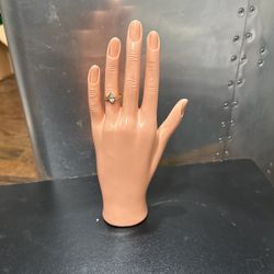 14 Karat Yellow Gold Ring With Topaz Diamond Size 7