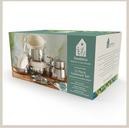 Stainless Steel Pots and Pans Cookware Set