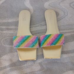 Rouge helium sandals size 10