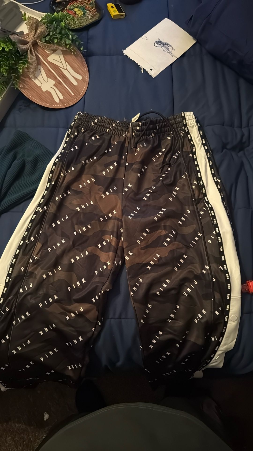 Pink Camo Athletic Pants