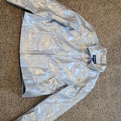 Girls XXL Limited Too silver metallic jacket Lot 12