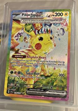 Pokemon pikachu raw from surging sparks mint $340 obo