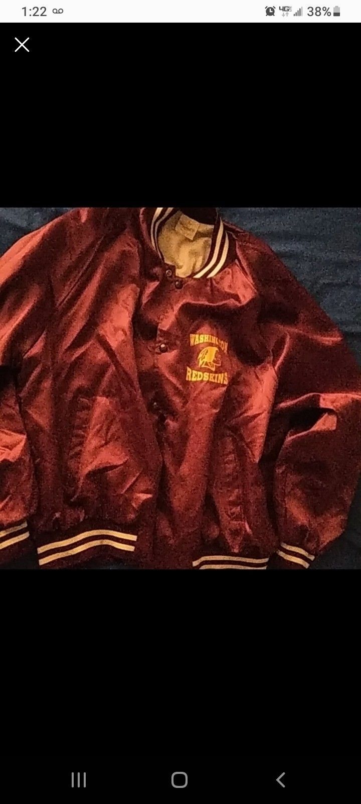 Vintage Redskins Bomber Jacket