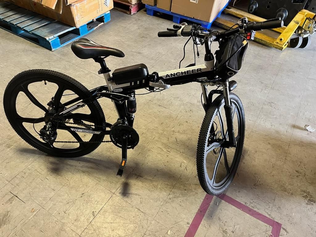 Ancheer 26 inch wheel folding electric mountain bike with super lightweight magnesium alloy sale