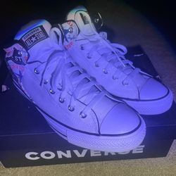 Men's Chuck Taylor All Star High Street Logo Print Mid