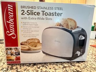 Sunbeam 2-Slice Stainless Steel Toaster – Extra Wide Slots