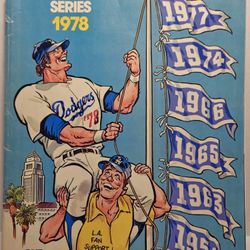 1978 NLCS National League Championship Series Program Dodgers Phillies