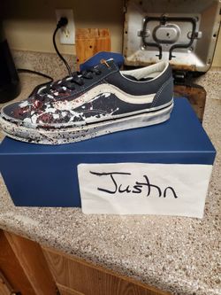 Vans Old skool splatter paint