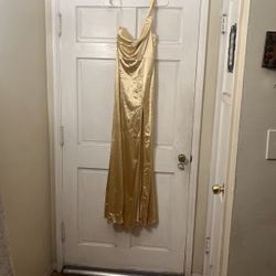 Gold Long Dress