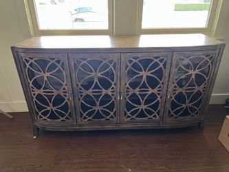 Hooker Furniture 4-Door Rustic Console Table