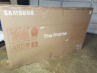 Tv Samsung 75", 4k, The Frame, 240 Hz, 2020 Model, Excellent