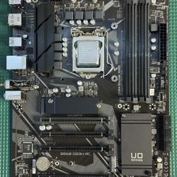 Intel i7-11700F + Gigabyte B560 DS3H AC MoBo Combo 8-Core Gaming CPU LGA1200