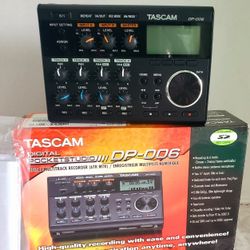 Tascam Digital Pocket Studio DP-006 Mutitrack Recorder 