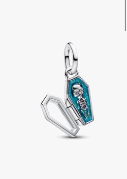 NEW Pandora x  Disney Openable Glow-in-the-dark Coffin Charm