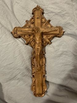 Vintage Crucifix Wall Cross