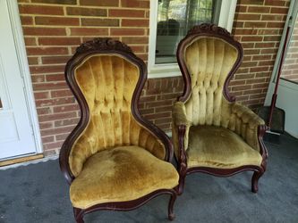 Victorian Parlor Chairs Vintage/Antique $700/set