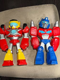 Playskool Heroes Transformers Rescue Bots Academy Mega Mighties Hot Shot & Prime