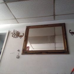Big Vintage Mirror 