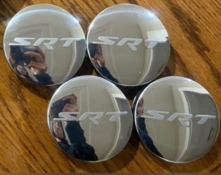 63mm Chrome SRT center caps see all pictures sold separately SHIPPING AVAILABLE