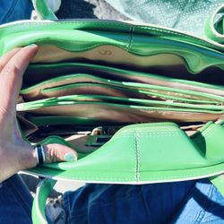 Green Laptop Bag Purse