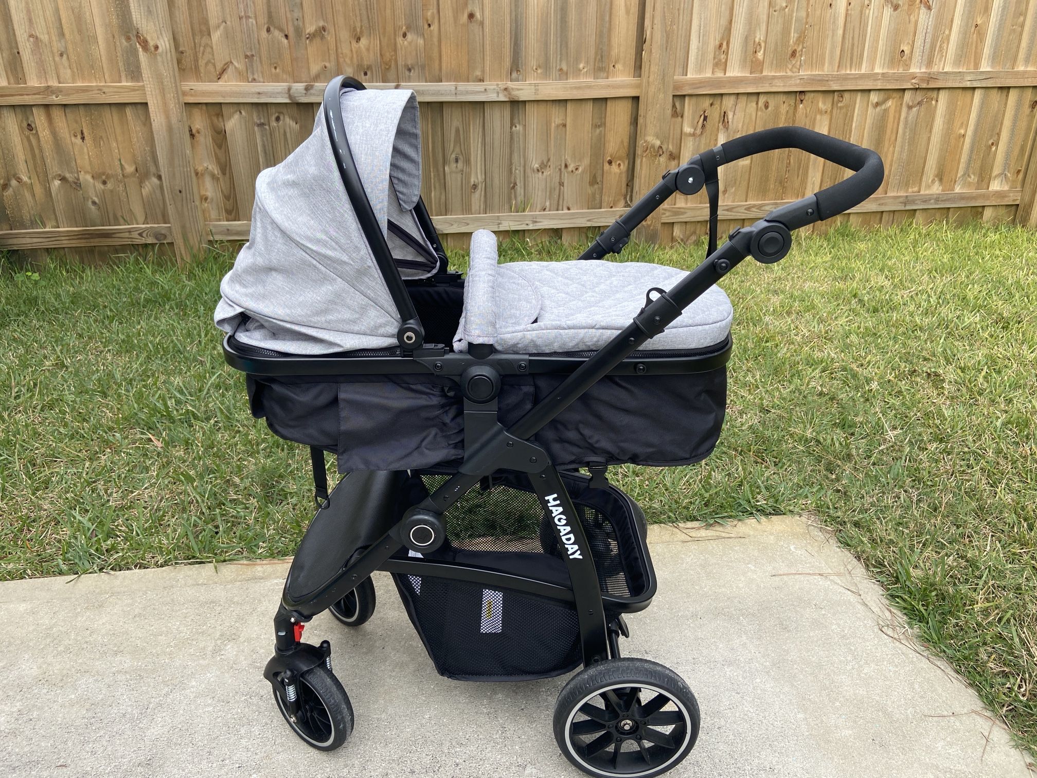 Convertible Pram Stroller - with Bassinet