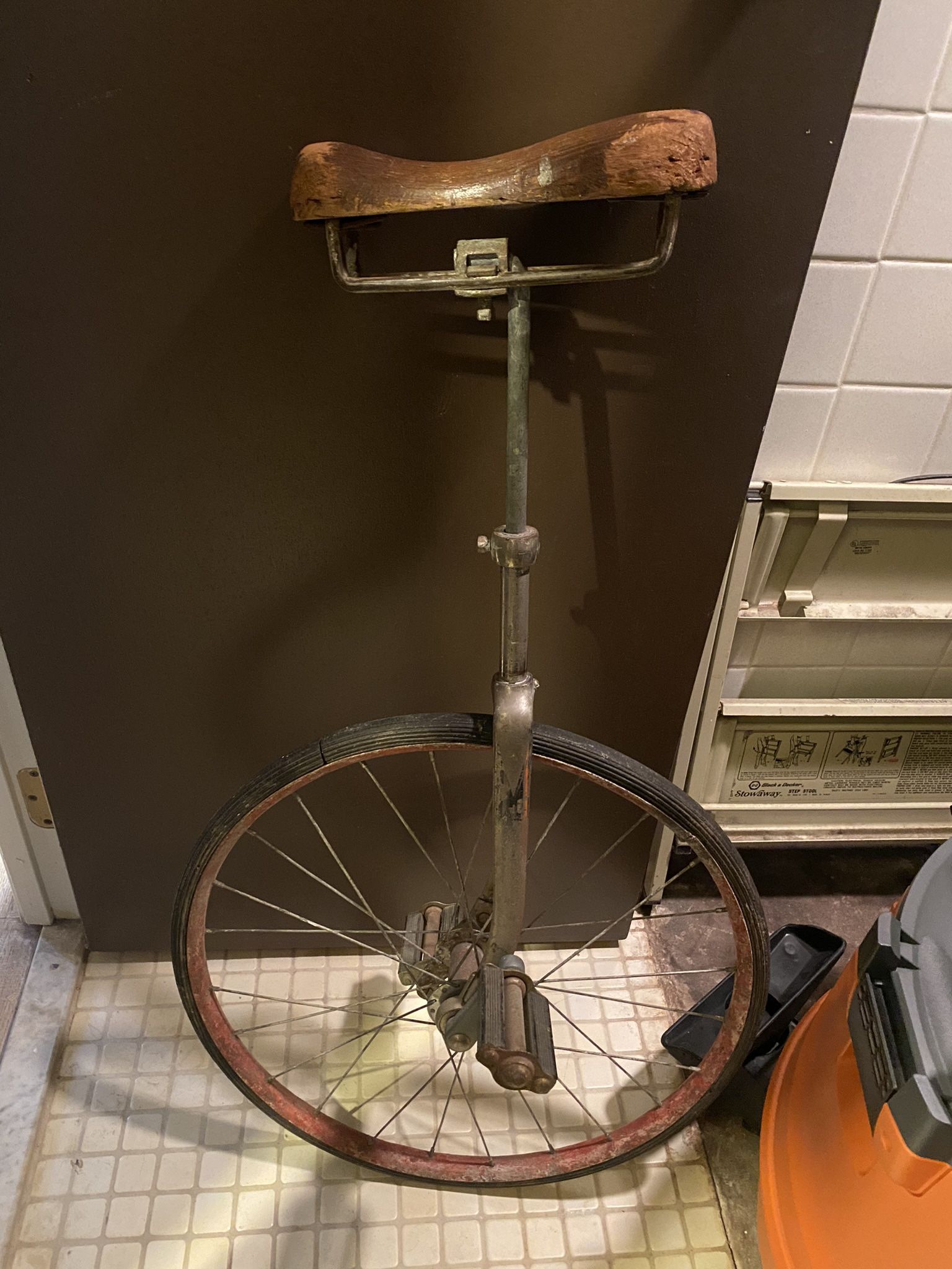 Antique unicycle