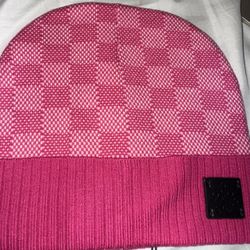 Pink LV Beanie 