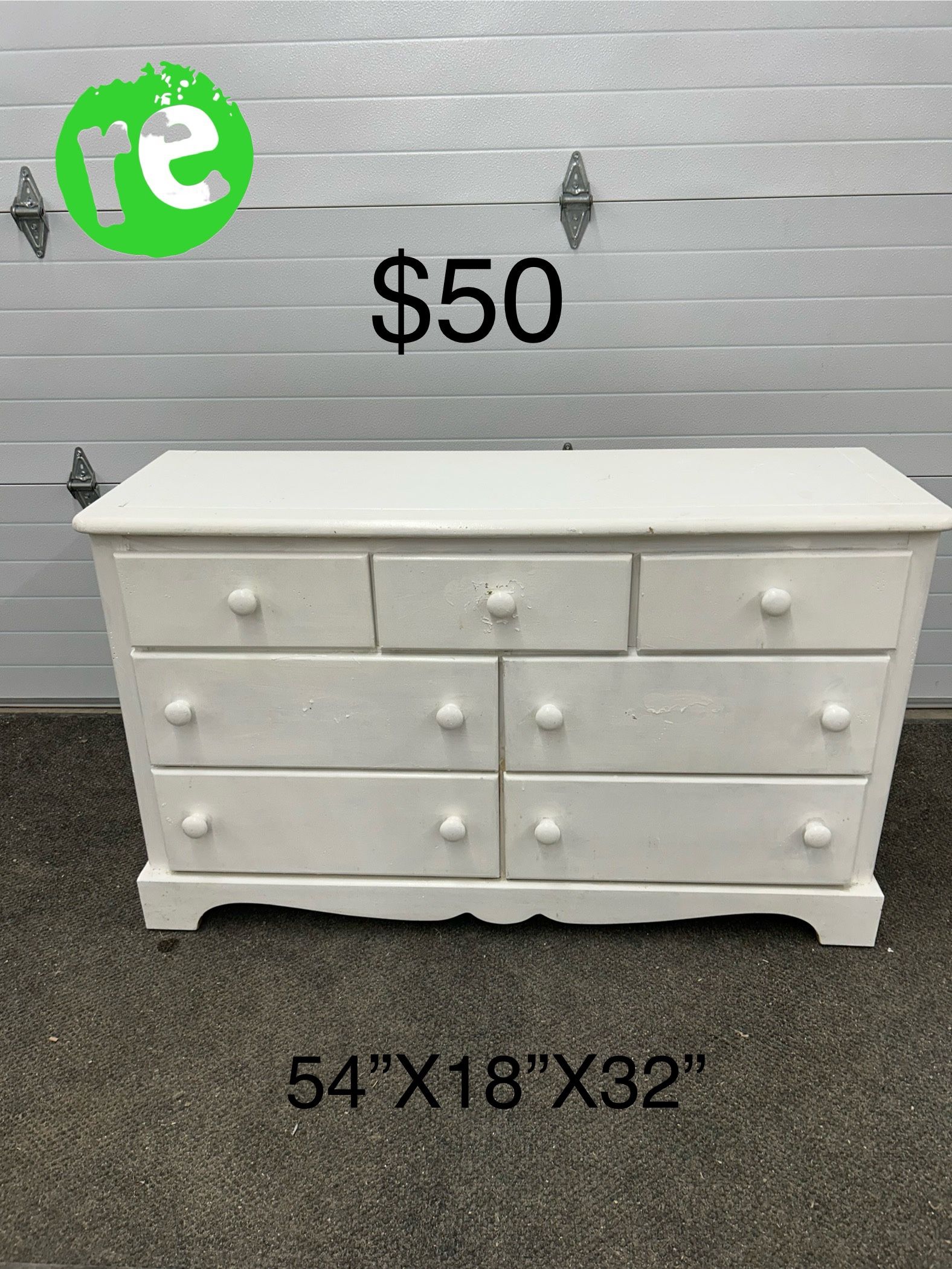 White Dresser