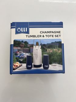 Champagne Tumbler And Tote Set