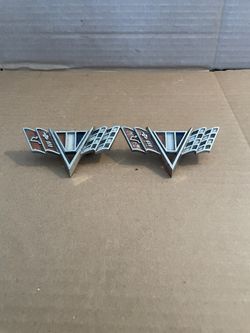 Vintage Chevrolet Fender Emblems