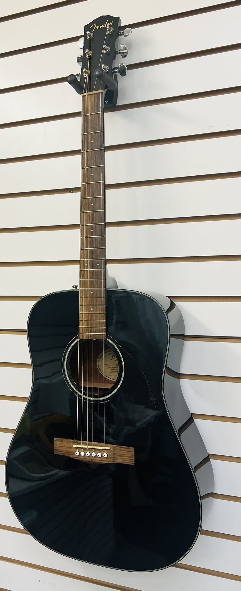 Fender CD60 BLK Acoustic Guitar