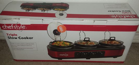 Bella Triple Slow Cooker and Buffet Server for Sale in San Antonio, TX -  OfferUp