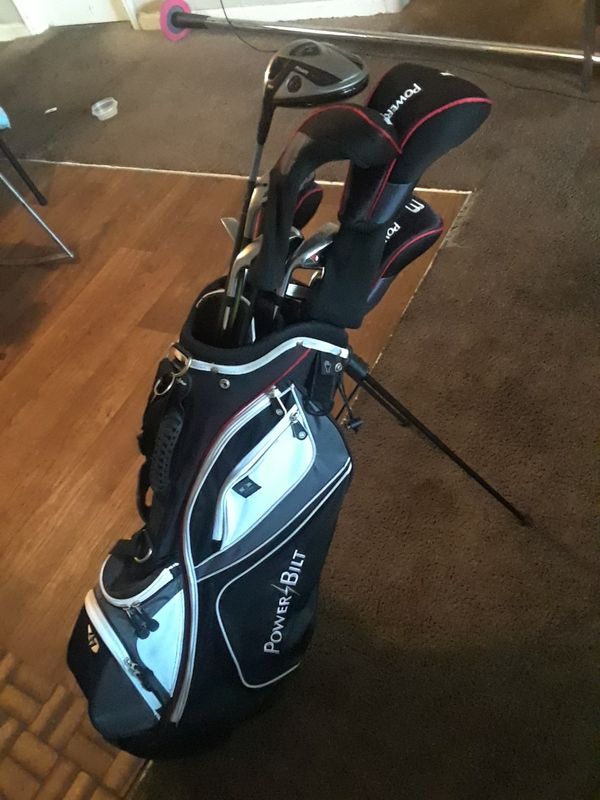 Power bilt lefty golf clubs and bag for Sale in Tallahassee, FL OfferUp
