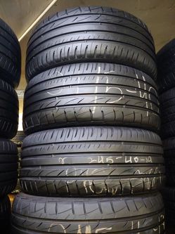 Great Set Of Used 245/4019 Premiorri