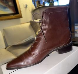 Leather boots by LOFT 