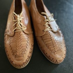 Handmade leather huaraches for men