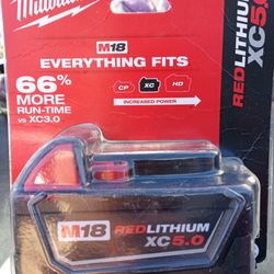 Milwaukee XC5.0 M18 BATTERY New In Package