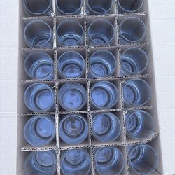 24 Clear 16oz Beer Can Glasses - NEW - Libbey Style - Full Case