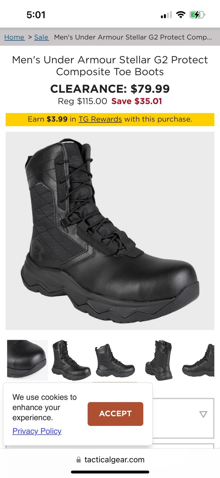 Under Armour Stellar Tactical Boots