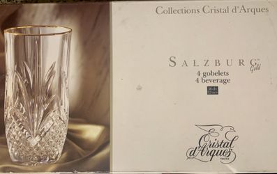 Salzburg 4- 12 oz. Lead Crystal Collection (goblets)