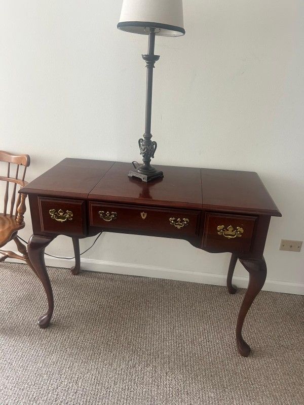Antique Desk With Chair
