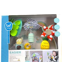 New Taf Toys Tropical Orchestra Arch Compatible With Stroller For Infant 