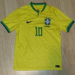 Neymar JR Brasil Jersey 2022 World Cup