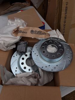 Audi/ Volkswagen  Rear Slotted brakes.