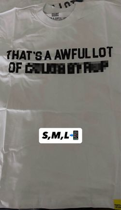 Cough syrup shirts