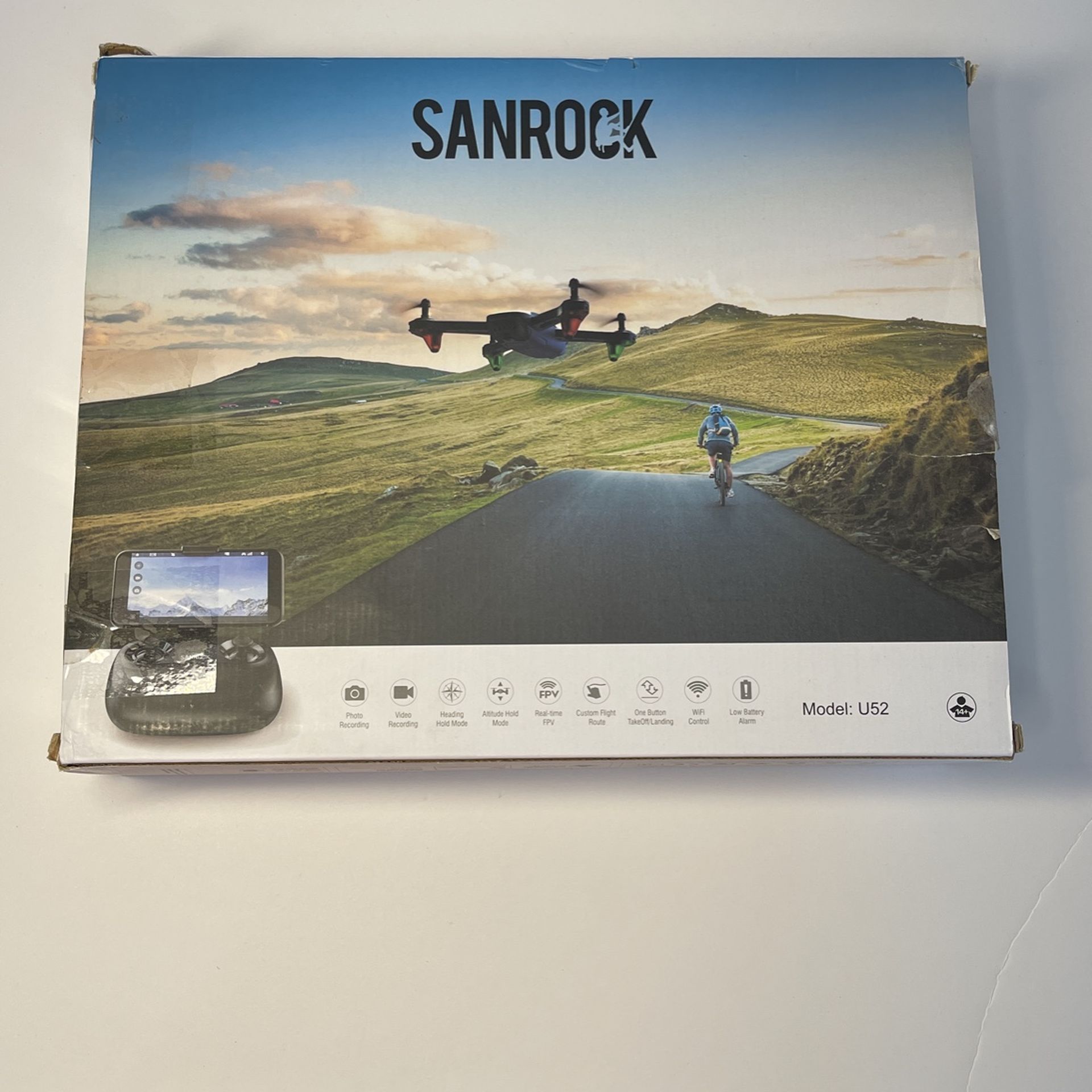 Sanrock U52 Drone With 1080P HD Camera For Adults WiFi Live Video Quadcopters